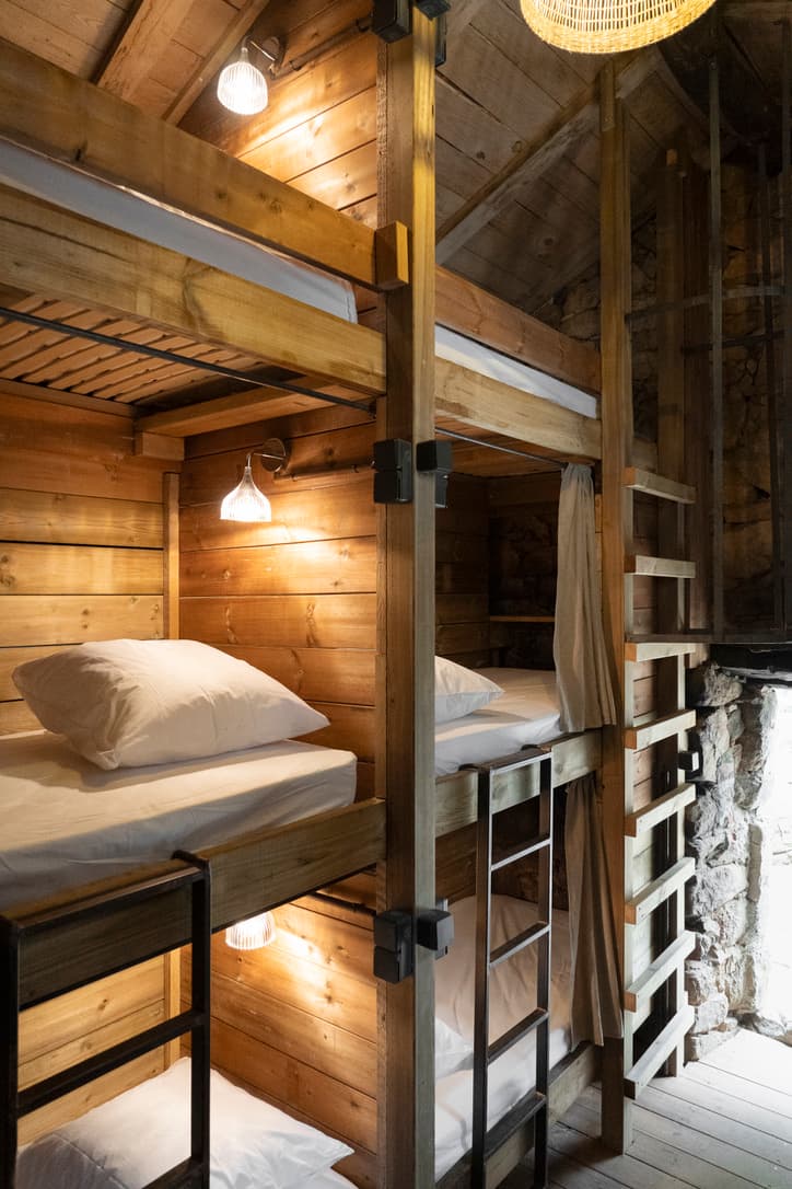 Vue d'ensemble du dortoir